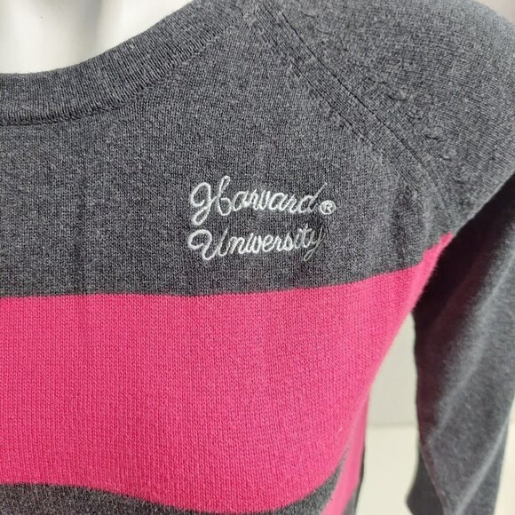 Forty Seven 47 Brand Crew Neck 3/4 Sleeve S Harvard University Pullover Sweater - Picture 2 of 9